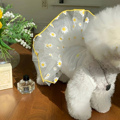 小型犬＆猫用シックなペットドレス - 快適なポリエステル製プルオーバーアパレル、洗濯機可.
